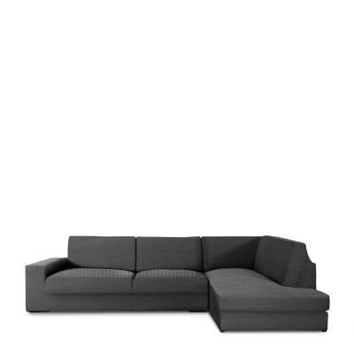 Sofa Cover Eysa JAZ Dark grey 110 x 120 x 500 cm