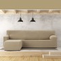 Right short arm chaise longue cover Eysa JAZ Beige 120 x 120 x 360 cm