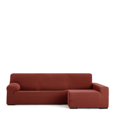 Right long arm chaise longue cover Eysa JAZ Dark Red 180 x 120 x 360 cm