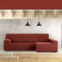 Right long arm chaise longue cover Eysa JAZ Dark Red 180 x 120 x 360 cm