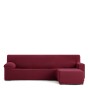 Right short arm chaise longue cover Eysa JAZ Burgundy 120 x 120 x 360 cm