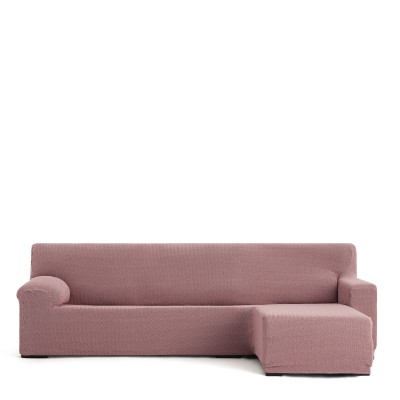 Housse pour chaise longue accoudoir court droit Eysa JAZ Rose 120 x 120 x 360 cm