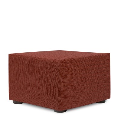 Housse de pouf Eysa JAZ Rouge foncé 100 x 65 x 100 cm