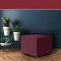 Housse de pouf Eysa JAZ Bordeaux 65 x 65 x 65 cm