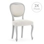 Chair Cover Eysa JAZ Soft green 50 x 5 x 50 cm 2 Units