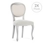 Housse de Chaise Eysa BRONX Vert tendre 50 x 5 x 50 cm 2 Unités