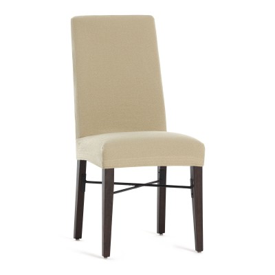 Housse de Chaise Eysa BRONX Beige 50 x 55 x 50 cm 2 Unités