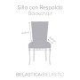 Housse de Chaise Eysa JAZ Gris foncé 50 x 60 x 50 cm 2 Unités