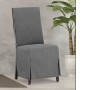 Housse de Chaise Eysa VALERIA Gris foncé 40 x 135 x 45 cm 2 Unités