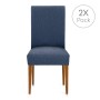 Housse de Chaise Eysa TROYA Bleu 50 x 55 x 50 cm 2 Unités