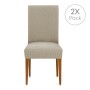 Chair Cover Eysa TROYA Light brown 50 x 55 x 50 cm 2 Units