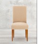 Housse de Chaise Eysa TROYA Beige 50 x 55 x 50 cm 2 Unités