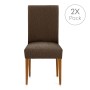 Chair Cover Eysa TROYA Brown 50 x 55 x 50 cm 2 Units