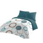 Nordic cover HOME LINGE PASSION Green Circles 220 x 240 cm