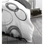 Nordic cover HOME LINGE PASSION Audace Light grey 140 x 200 cm