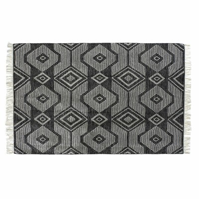 Tapis DKD Home Decor Blanc Noir Coton (200 x 290 x 1 cm)