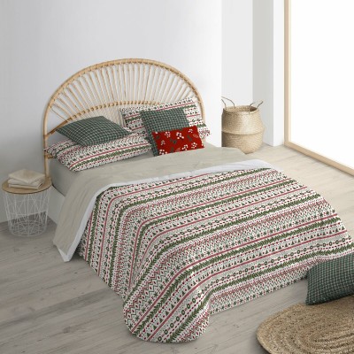 Housse de Couette Decolores Merry Christmas 16 Multicouleur 175 Fils 155 x 220 cm