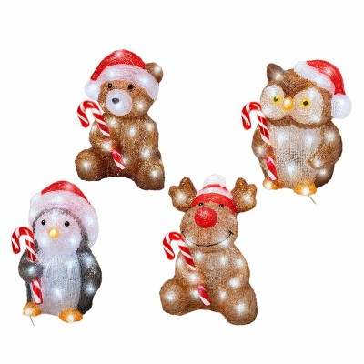 Decorative Garden Figure 491338 animals Christmas 17,8 x 17,2 x 23,5 cm