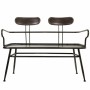 Bench Alexandra House Living Brown Metal 53 x 88 x 122 cm