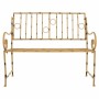 Bench Alexandra House Living Yellow Metal 50 x 92 x 126 cm