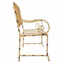 Banc Alexandra House Living Jaune Métal 50 x 92 x 126 cm