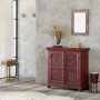 Console Alexandra House Living Rouge Bois de manguier 40 x 90 x 90 cm