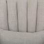 Armchair Alexandra House Living Light grey 59 x 87 x 73 cm