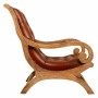 Armchair Alexandra House Living Brown Natural 98 x 94 x 65 cm