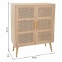 Cupboard Alexandra House Living Natural MDF Wood 37 x 101 x 80 cm