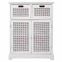 Hall Alexandra House Living White Cane Paolownia wood MDF Wood 29 x 75 x 60 cm