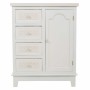 Meuble d'Entrée Alexandra House Living Blanc Crème Métal Bois de pin Bois MDF 32 x 84 x 66 cm