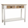 Hall Table with Drawers Alexandra House Living White Pinewood Paolownia wood MDF Wood 40 x 78 x 100 cm