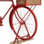 Meuble d'Entrée Alexandra House Living Bike Marron Rouge Fer Bois de manguier 50 x 90 x 198 cm