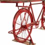 Meuble d'Entrée Alexandra House Living Bike Marron Rouge Fer Bois de manguier 50 x 90 x 198 cm