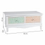 Meuble d'Appoint Alexandra House Living Blanc 52 x 41 x 92 cm