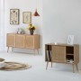 Occasional Furniture Alexandra House Living Natural MDF Wood 67 x 38 x 80 cm