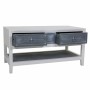 Table Basse Alexandra House Living Blanc Gris Bois d'épicéa Bois MDF 51 x 53 x 104 cm