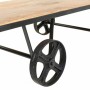 Centre Table Alexandra House Living Brown Black Iron Mango wood 60 x 38 x 120 cm