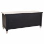 Meuble d'Appoint Alexandra House Living Blanc Noir Bois d'épicéa Bois MDF 40 x 46 x 105 cm