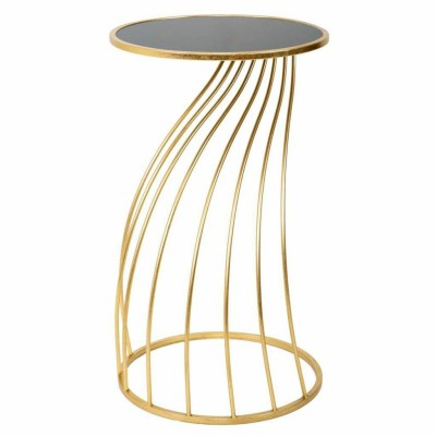 Table d'appoint Alexandra House Living Or verre 43 x 73 x 43 cm