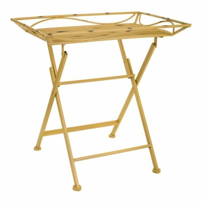 Side table Alexandra House Living Yellow 40 x 58 x 60 cm