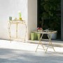 Table d'appoint Alexandra House Living Jaune 40 x 58 x 60 cm