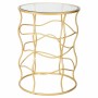 Table d'appoint Alexandra House Living Or Métal 46 x 60 x 46 cm