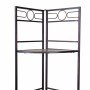 Corner Shelves Alexandra House Living Black Golden Metal MDF Wood 36 x 165 x 50 cm