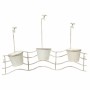 Plant pot for Railings Alexandra House Living White Iron 23 x 69 x 95 cm