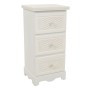 Nightstand Alexandra House Living White Cream 26 x 60 x 31 cm