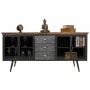 Buffet Alexandra House Living Marron Gris Bois Métal 42 x 74 x 164 cm