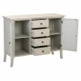 Sideboard Alexandra House Living Grey Glass Fir wood 37 x 84 x 110 cm