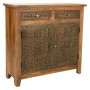 Sideboard Alexandra House Living Natural Brass Mango wood 33 x 102 x 102 cm