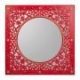 Miroir mural Alexandra House Living Rouge verre Laiton Bois MDF 1 x 84 x 84 cm